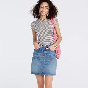 *NWT* JCrew Denim Mini Skirt